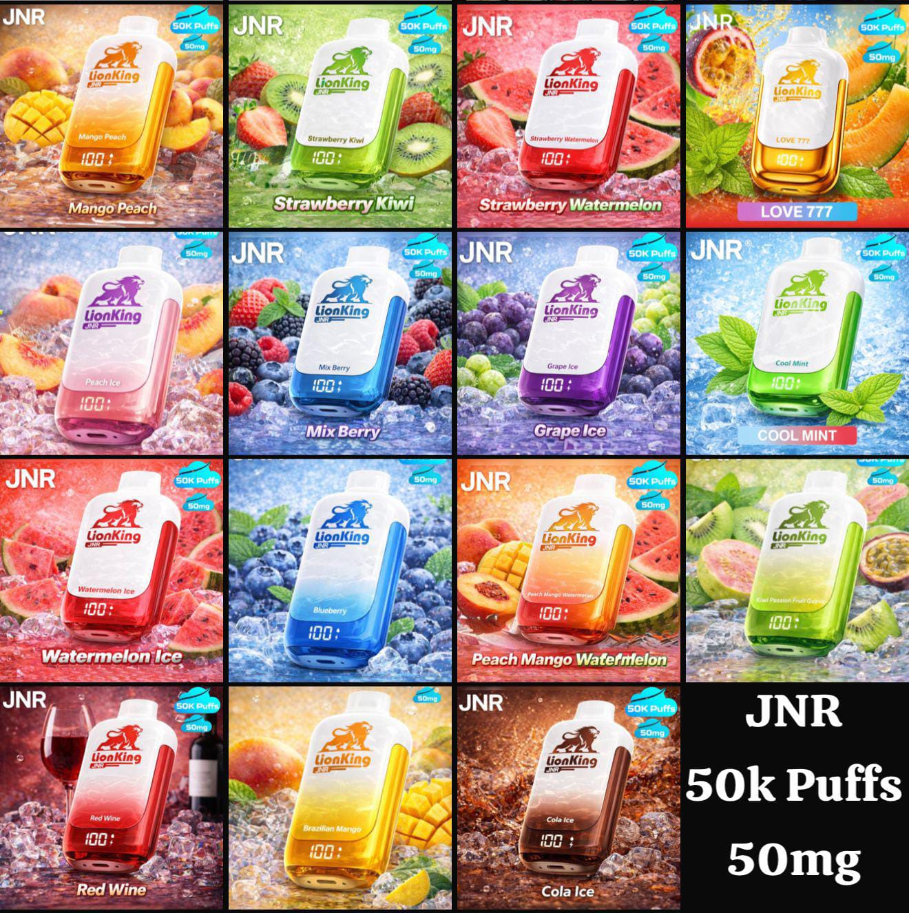 Lion King JNR 50000 Puffs Disposable Vape Dubai | 15 Flavours – VapoUAE
