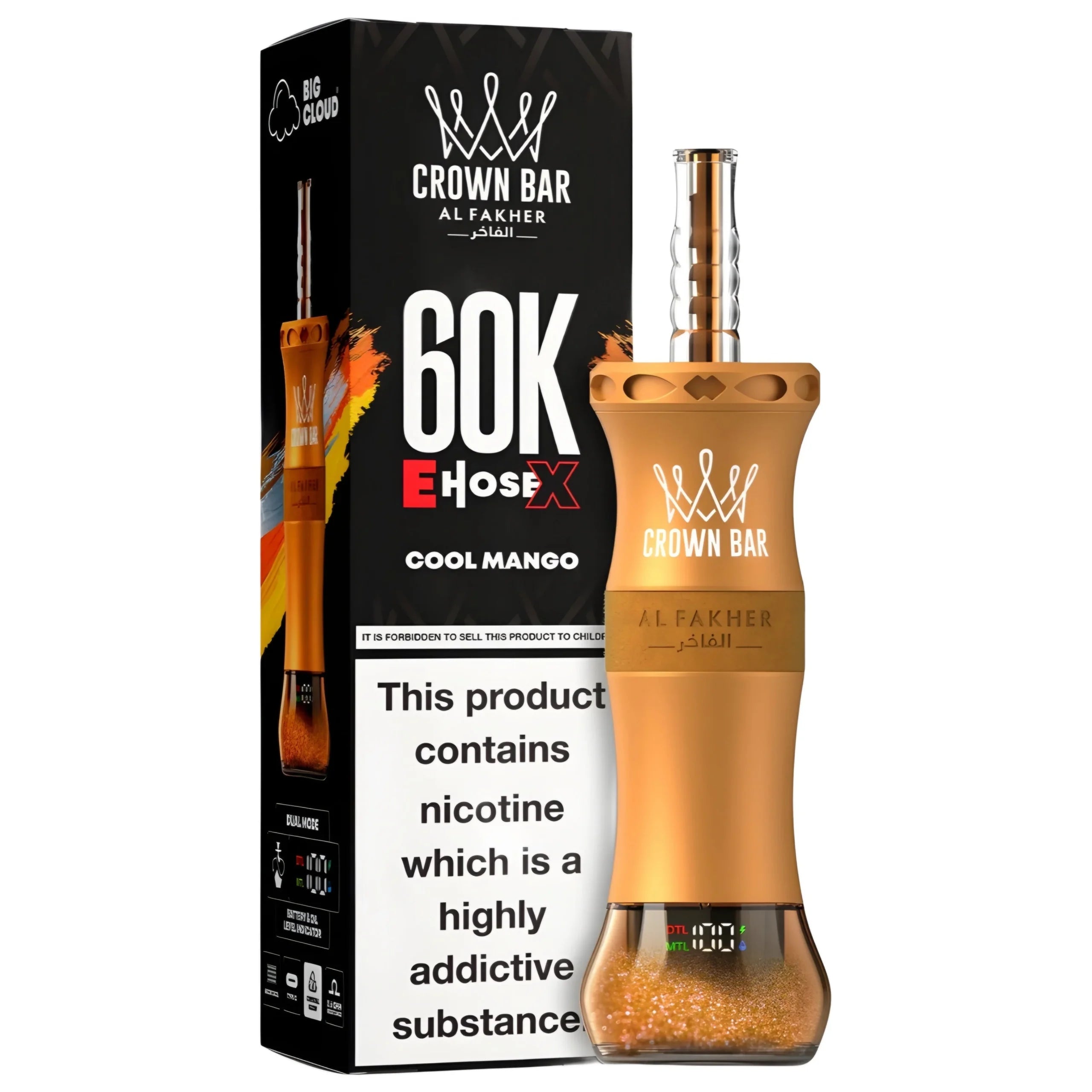Al Fakher E-Hose X 60000 Puffs Disposable Vape – Cool Mango | VAPOUAE VAPOUAE