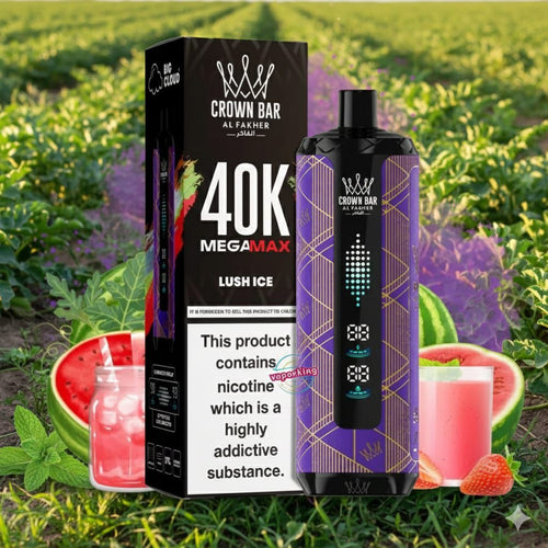 Al Fakher Crown Bar Disposable Vape – Lush Ice | VapouAE VAPOUAE