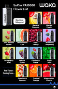 WAKA SoPro PA10000 Disposable Vape – 13 Flavors
