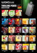 WAKA Blade 50K Disposable Vape – 22 Flavors