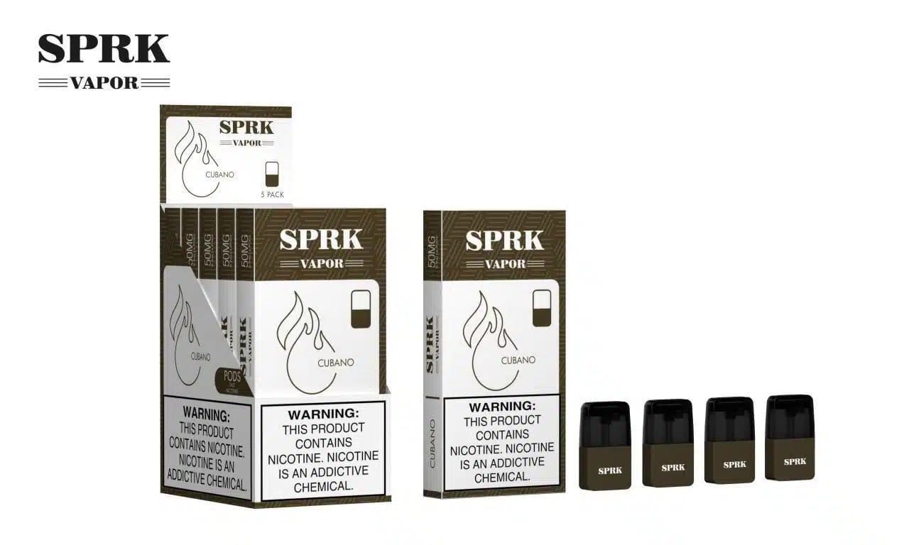 SPRK Vapor Pods – 50mg Nicotine Dubai